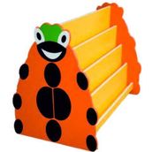 Edutoys 120x95x75 cm 8 Raflı Uğur Böceği Kitaplık