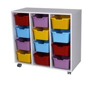 Edutoys 15 Çekmeceli Plastik Dolap