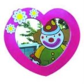Edutoys 50x45 cm Kalp Figürlü Lavabo Aynası