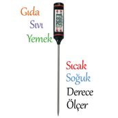 Efege Dijital Gıda Termometresi Süt Yemek Sıcaklık Ölçer Pişirme Derecesi Süt Yoğurt Yemek Su Mama Ölçme