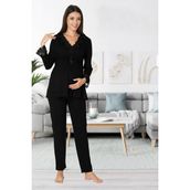 Effortt 8092 Mayss Colections Siyah Renk Hamile Pijama