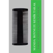 Efsoon Organics Manda Boynuzdan Tarak Doğal Kemik Tarak Bit Tarağı Sakal Tarağı Bıyık Tarağı