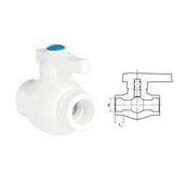 Ege Yıldız PPRC Gri 40 mm Küresel Vana