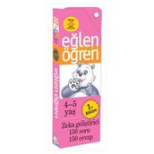 EĞLEN ÖĞREN - 1 (4-5 YAŞ) ZEKA GELİŞTİRİCİ 150 SORU-150 CEVAP - KOMISYON