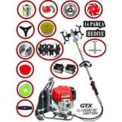 Eisenn Alman Xb14 Power Sırt Tırpan+ Akrobat Çapalama + Toprak Eşeleme 14 Parça Full Set