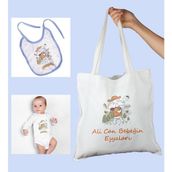 Ejoya Bebeklere Özel Çantasında Kişiye Özel Zıbın ve Önlük Bebek Hediye Seti 109989