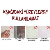 EkoAlışverişDünyam 60 Parça Çok Amaçlı Çift Taraflı Bant 1 cm x 4 cm (5510)