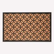 Ekol Bali Dikdörtgen 45x75 cm Koko-Pvc Kahve - Siyah Paspas