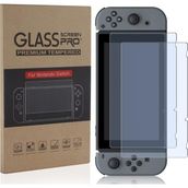 Ekran Koruyucu (2 Paket) Nintendo Switch ile Çalışır - Şalter Için Temperli Cam Ekran Koruyucu Kapak Aksesuarı, 9h Sertlik, Çizilmez, Premium Berraklı - Standart