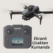 Ekranlı Kumandalı 4K Kameralı Akıllı Drone - Uzun Menzilli, Yüksek Performans - Çok Renkli