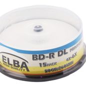 Elba Printable BD-R 50Gb 6x 15'li Blu-Ray Boş Cakebox