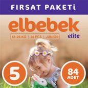 Elbebek Elite No:5 Junior 84 Adet Bebek Bezi