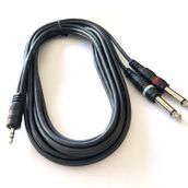 Electroon 3.5 mm 5 m Stereo 2x6.3 mm Mono Jaklı Seslendirme Kablosu