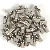Electroon RG6 100 Adet Gümüş F Konnektör