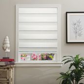 Elegance Hasır Bambu Zebra 90x200 cm Ekru Stor