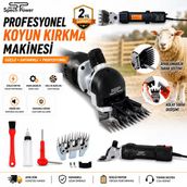 Elektrikli Profosyonel Metal Bıçaklı Elektrikli Koyun Keçi Kırpma - Kırkma Makinesi
