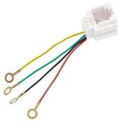 Elektromer RJ11 Soket 623K Jack 6P4C 150 mm Telefon DSL Konnektörü