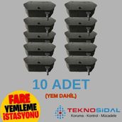 Elektroplast Fare Yemleme Istasyonu 10 Adet (Yem Dahildir)
