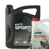 Elf Sporti 7 10W-40 Acea A3/B4 4 lt Sentetik Motor Yağı + 3 lt Yeşil Antifriz