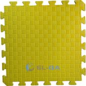Elga Tatami Eva Zemin Minderi 50X50X1,3 cm Çocuk Oyun Spor Yoga Pilates Puzzle Kare Desen - Sarı