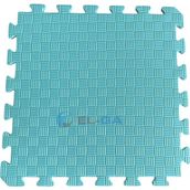 Elga Tatami Turkuaz Zemin Minderi 50X50X1,3 cm Çocuk Oyun Spor Yoga Pilates Puzzle Kare Desen