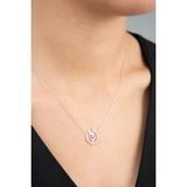 Elika Silver 925 Ayar Anne Çocuk Figürlü Kadın Gümüş Kolye