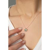 Elika Silver 925 Ayar Faset Kesim Yıldız Model Kadın Gümüş Kolye