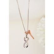 Elika Silver 925 Ayar Gümüş Sarılan Çift Kolyesi