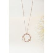 Elika Silver 925 Ayar Gümüş Sedefli Çiçek Kolye