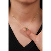 Elika Silver Kadın Kurbağa Model 925 Ayar Gümüş Altın Kolye