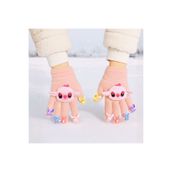 EliraToka Stitch Figürlü Parmakları Oyuncaklı Örme Peluş Kışlık Çocuk Eldiveni