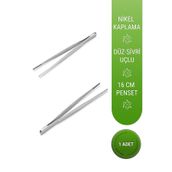 elischem Penset 16 cm Düz - Sivri Uçlu Nikel Kaplama