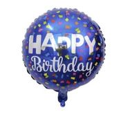 Elit Parti Happy Birthday Folyo Mavi Balon