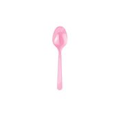 Elit Parti Pembe Plastik 25 Adet Kaşık