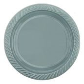 Elitetime Gümüş Plastik Yuvarlak 22 cm Tabak