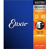 Elixir 011-049 Nanoweb Elektro Gitar Teli