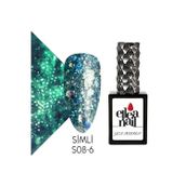 Ellea Nail S08-6 Simli 15 ml Kalıcı Oje