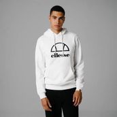 Ellesse EM253 Beyaz Kapüşonlu Erkek Sweatshirt