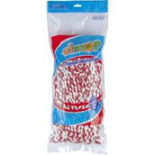 Elmop PM01 Yedek Islak Vidalı Mop Paspas Püskül Ucu + Pamuklu Mikrofiber İpli Mop Yedeği Başlığı