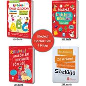 Ema Kitap Resimli Türkçe Ingilizce ve Atasözleri Deyimler Sözlükleri -4 Kitap Tdk Uyumlu