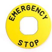 Emas BET60P Plastik 60 mm Stop B Etiket