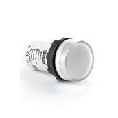 Emas MBSD024B 24V AC/DC Beyaz Led'li Düz Cam Monoblok Sinyal Lambası