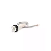 Emas S100LB1 12V AC/DC 10mm 12cm Beyaz Ledli Kablolu Sinyal Lambası