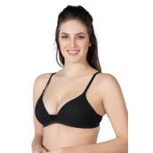 Emay 1417 Siyah Modal Cotton Kaplı Sütyen