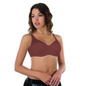 Emay 167D Bordo Tül Push Up Toparlayıcı Sütyen