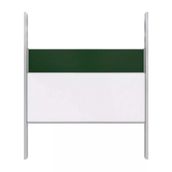 Emaye Yüzey Çiftli Giyotin Yazı Tahtası 100X270cm