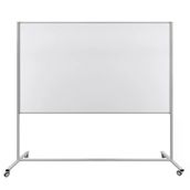 Emaye Yüzey Mobil Yazı Tahtası 120X200cm Beyaz
