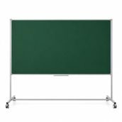 Emaye Yüzey Mobil Yazı Tahtası 120X200cm Yeşil
