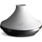 Emile Henry EH776632 32 cm 4 lt Slate Beyaz Kapaklı Slate İnduksiyon Uyumlu Tajin