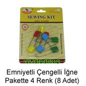 Emniyetli Çengelli İğne (8 Adet)